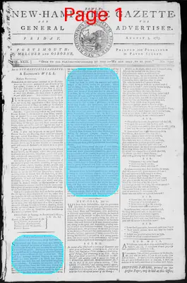 Page thumbnail for Fowle's New Hampshire Gazette And General Advertiser