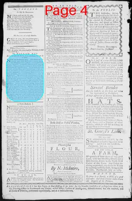 Page thumbnail for Fowle's New Hampshire Gazette And General Advertiser