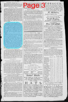 Page thumbnail for Fowle's New Hampshire Gazette And General Advertiser
