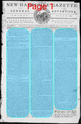 Page thumbnail for Fowle's New Hampshire Gazette And General Advertiser