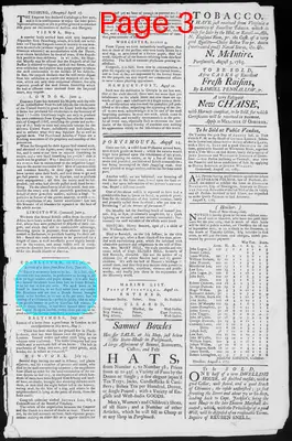 Page thumbnail for Fowle's New Hampshire Gazette And General Advertiser