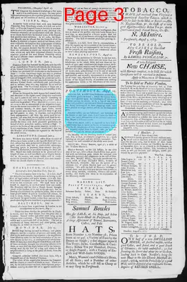 Page thumbnail for Fowle's New Hampshire Gazette And General Advertiser
