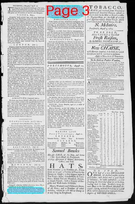 Page thumbnail for Fowle's New Hampshire Gazette And General Advertiser