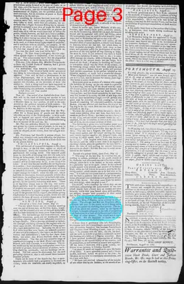 Page thumbnail for Fowle's New Hampshire Gazette And General Advertiser
