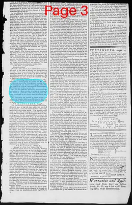 Page thumbnail for Fowle's New Hampshire Gazette And General Advertiser