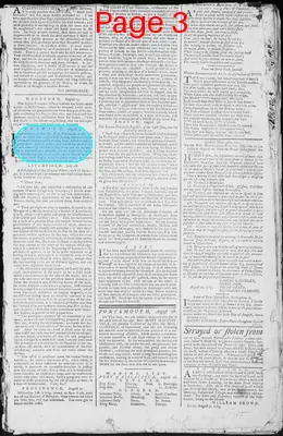 Page thumbnail for Fowle's New Hampshire Gazette And General Advertiser
