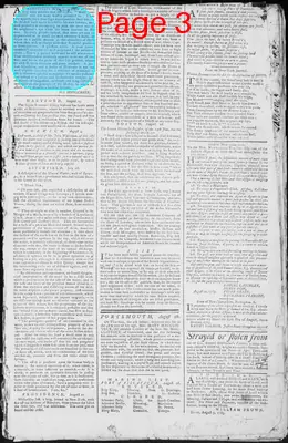 Page thumbnail for Fowle's New Hampshire Gazette And General Advertiser