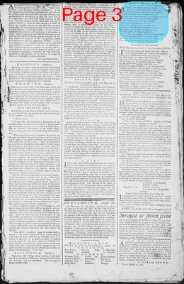 Page thumbnail for Fowle's New Hampshire Gazette And General Advertiser