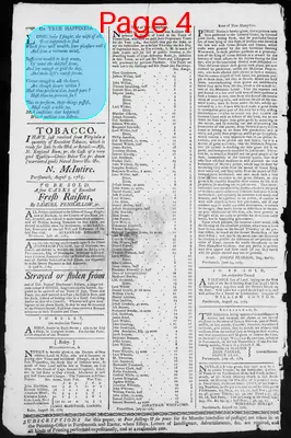Page thumbnail for Fowle's New Hampshire Gazette And General Advertiser