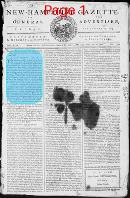 Page thumbnail for Fowle's New Hampshire Gazette And General Advertiser