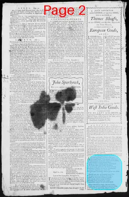 Page thumbnail for Fowle's New Hampshire Gazette And General Advertiser