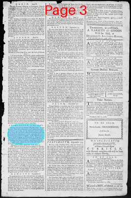 Page thumbnail for Fowle's New Hampshire Gazette And General Advertiser