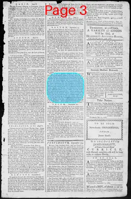 Page thumbnail for Fowle's New Hampshire Gazette And General Advertiser