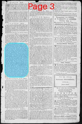 Page thumbnail for Fowle's New Hampshire Gazette And General Advertiser