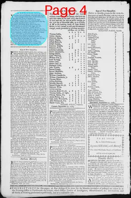 Page thumbnail for Fowle's New Hampshire Gazette And General Advertiser