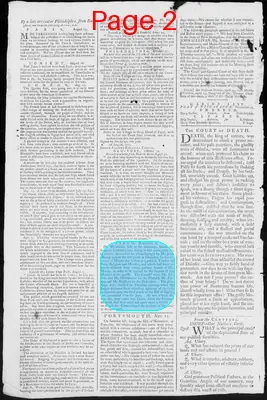 Page thumbnail for Fowle's New Hampshire Gazette And General Advertiser
