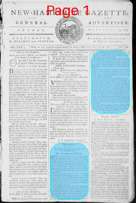 Page thumbnail for Fowle's New Hampshire Gazette And General Advertiser