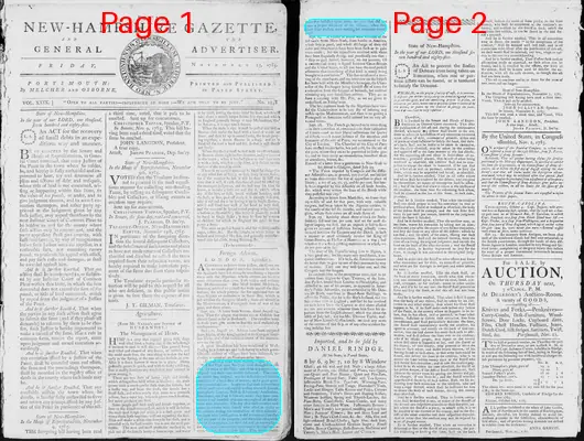 Page thumbnail for Fowle's New Hampshire Gazette And General Advertiser