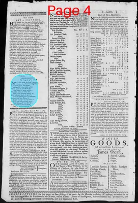 Page thumbnail for Fowle's New Hampshire Gazette And General Advertiser
