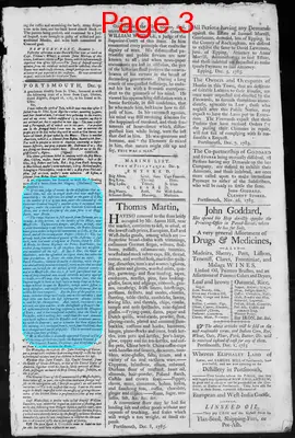 Page thumbnail for Fowle's New Hampshire Gazette And General Advertiser