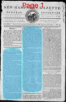 Page thumbnail for Fowle's New Hampshire Gazette And General Advertiser