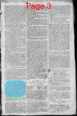 Page thumbnail for Fowle's New Hampshire Gazette And General Advertiser