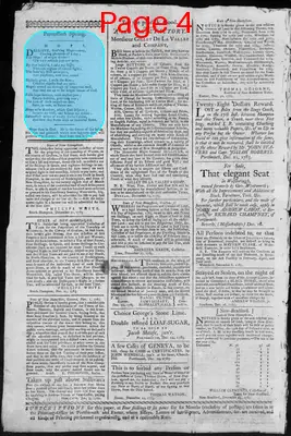 Page thumbnail for Fowle's New Hampshire Gazette And General Advertiser