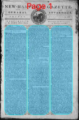 Page thumbnail for Fowle's New Hampshire Gazette And General Advertiser