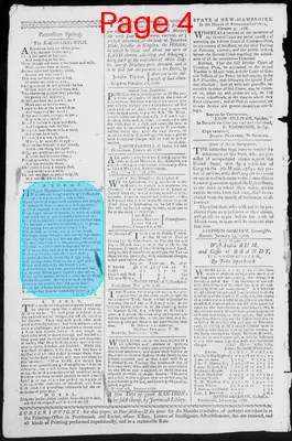 Page thumbnail for Fowle's New Hampshire Gazette And General Advertiser