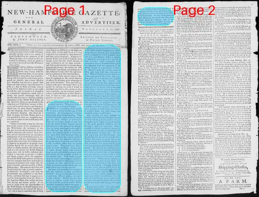 Page thumbnail for Fowle's New Hampshire Gazette And General Advertiser