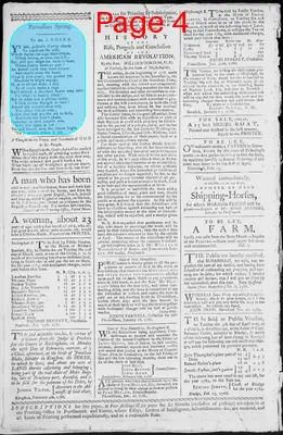 Page thumbnail for Fowle's New Hampshire Gazette And General Advertiser
