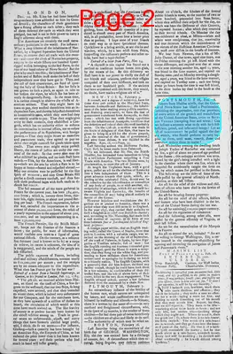 Page thumbnail for Fowle's New Hampshire Gazette And General Advertiser