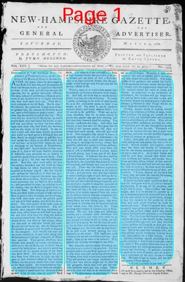 Page thumbnail for Fowle's New Hampshire Gazette And General Advertiser