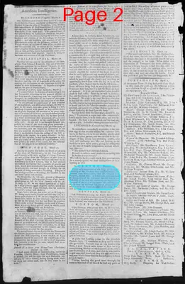 Page thumbnail for Fowle's New Hampshire Gazette And General Advertiser