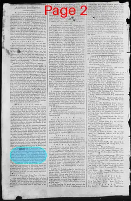 Page thumbnail for Fowle's New Hampshire Gazette And General Advertiser