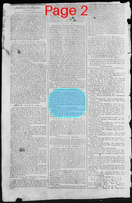 Page thumbnail for Fowle's New Hampshire Gazette And General Advertiser