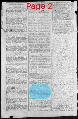 Page thumbnail for Fowle's New Hampshire Gazette And General Advertiser