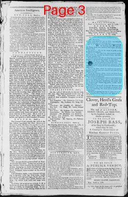 Page thumbnail for Fowle's New Hampshire Gazette And General Advertiser
