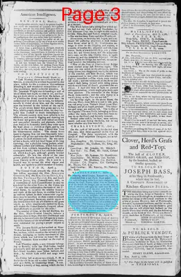 Page thumbnail for Fowle's New Hampshire Gazette And General Advertiser
