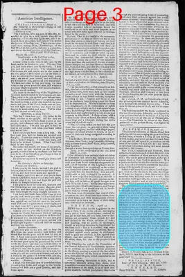 Page thumbnail for Fowle's New Hampshire Gazette And General Advertiser