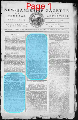 Page thumbnail for Fowle's New Hampshire Gazette And General Advertiser