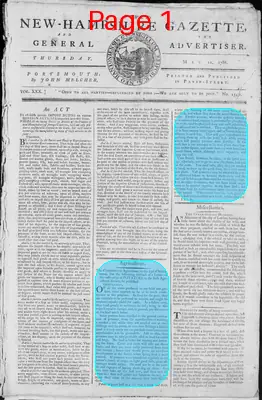 Page thumbnail for Fowle's New Hampshire Gazette And General Advertiser