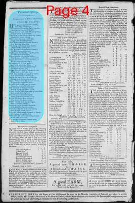 Page thumbnail for Fowle's New Hampshire Gazette And General Advertiser