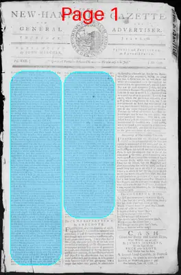 Page thumbnail for Fowle's New Hampshire Gazette And General Advertiser