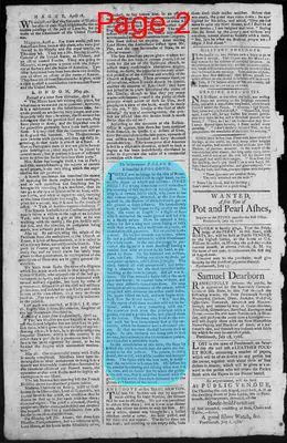 Page thumbnail for Fowle's New Hampshire Gazette And General Advertiser