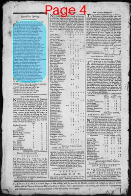 Page thumbnail for Fowle's New Hampshire Gazette And General Advertiser