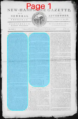 Page thumbnail for Fowle's New Hampshire Gazette And General Advertiser