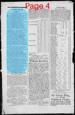 Page thumbnail for Fowle's New Hampshire Gazette And General Advertiser