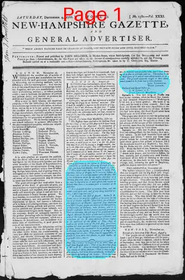 Page thumbnail for Fowle's New Hampshire Gazette And General Advertiser