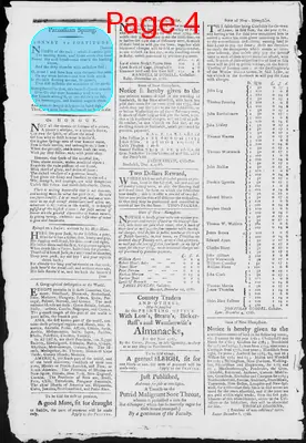 Page thumbnail for Fowle's New Hampshire Gazette And General Advertiser
